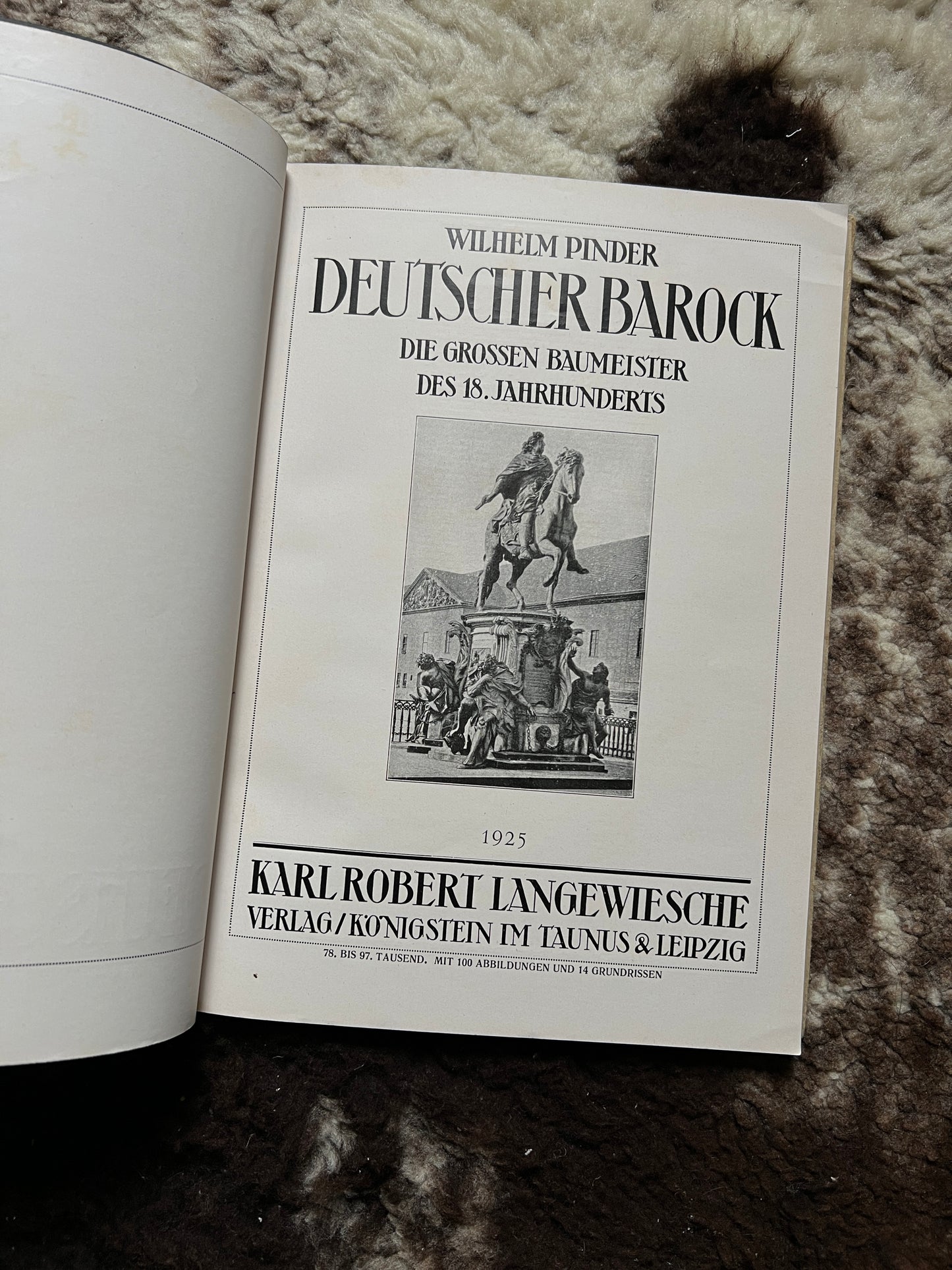 Deutscher Barock - Die Grossen Baumeister Des 18 Jahrhunderts Buch Wilhelm Binder 1943