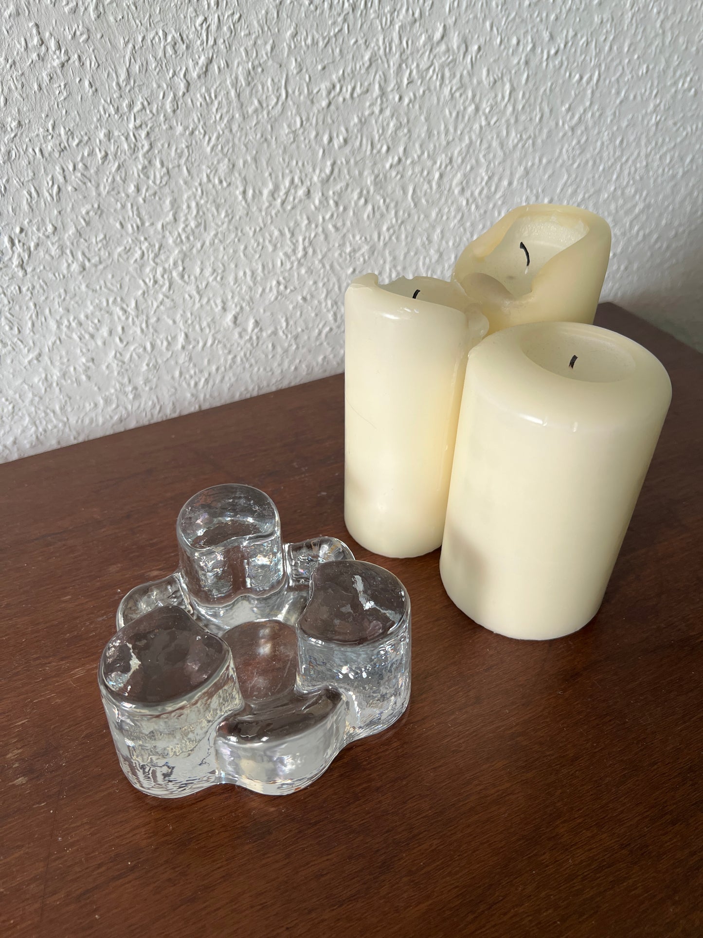 Montana Glas Stövchen Dickes Glas Teewärmer MCM Germany Vintage Mid-century Modern 70er/80er