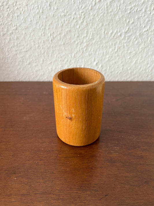 Stiftehalter Aufbewahrung Holz Vintage Becher Mid-Century Modern