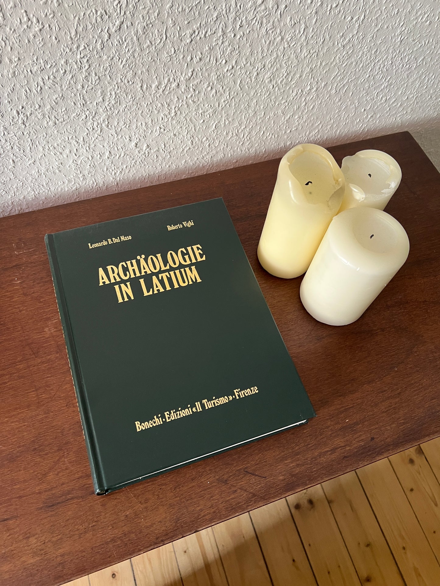Archaeology in Lazio Book Coffeetable Book Vintage (German) - LB Dal Maso & R. Vighi – Illustrated Book, Bonechi Publishing House Florence, 1980s