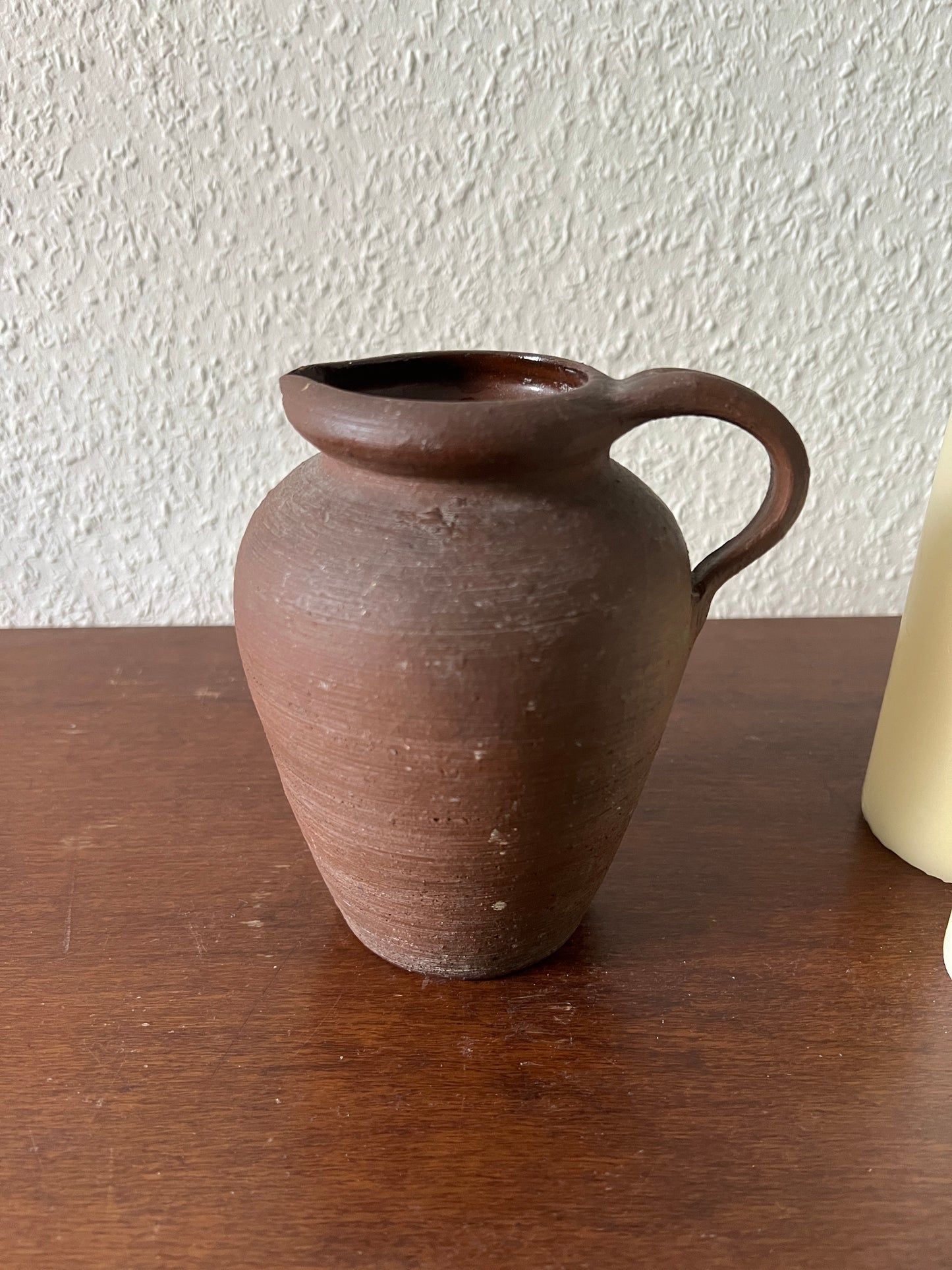 Krug Vase "407 15" Braun Keramik Handgemacht Vintage