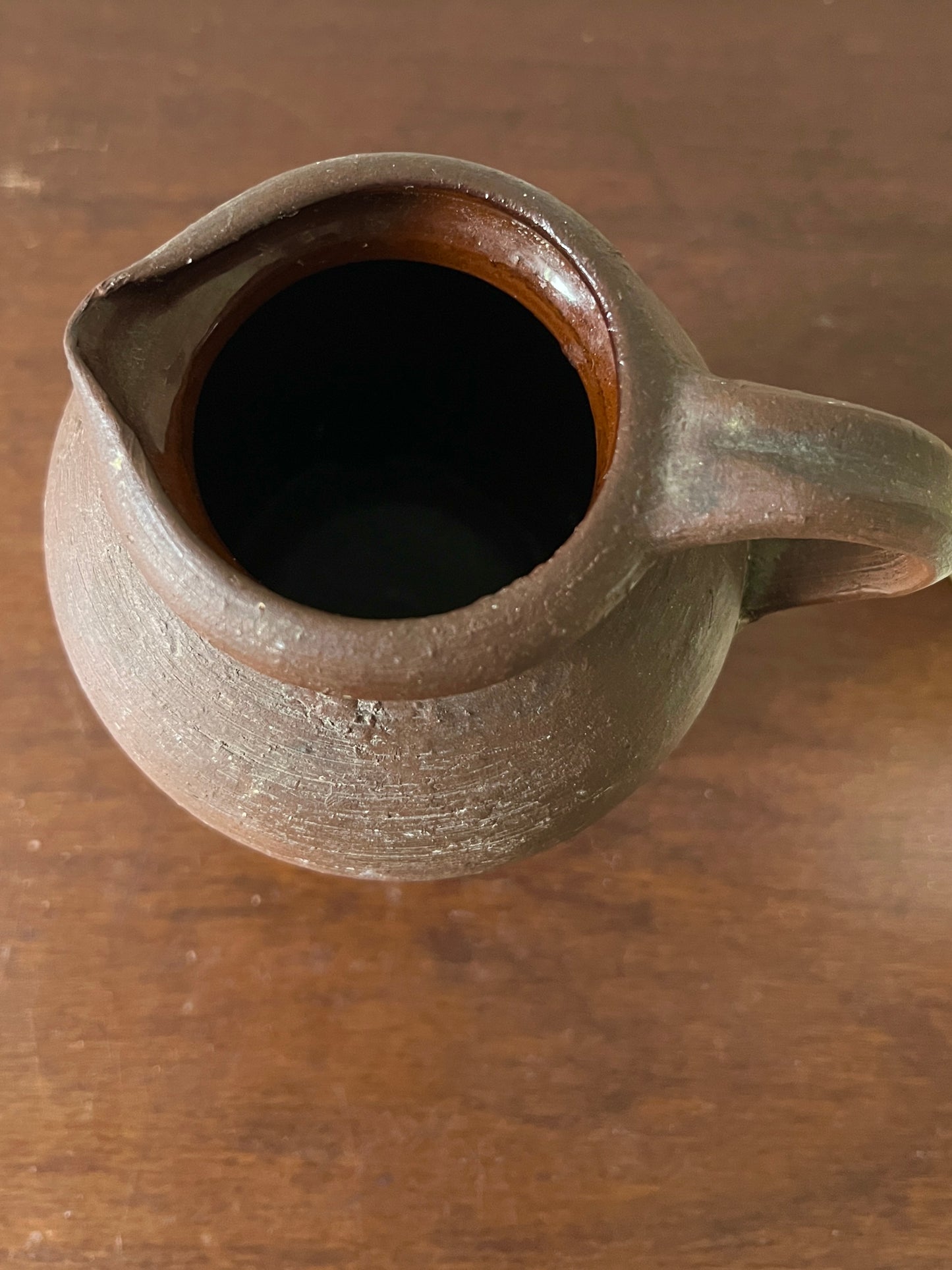 Krug Vase "407 15" Braun Keramik Handgemacht Vintage