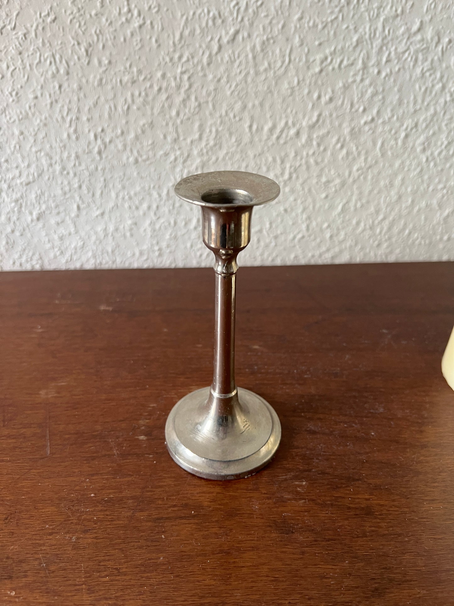 Kerzenhalter Silber Vintage Schmal 80er