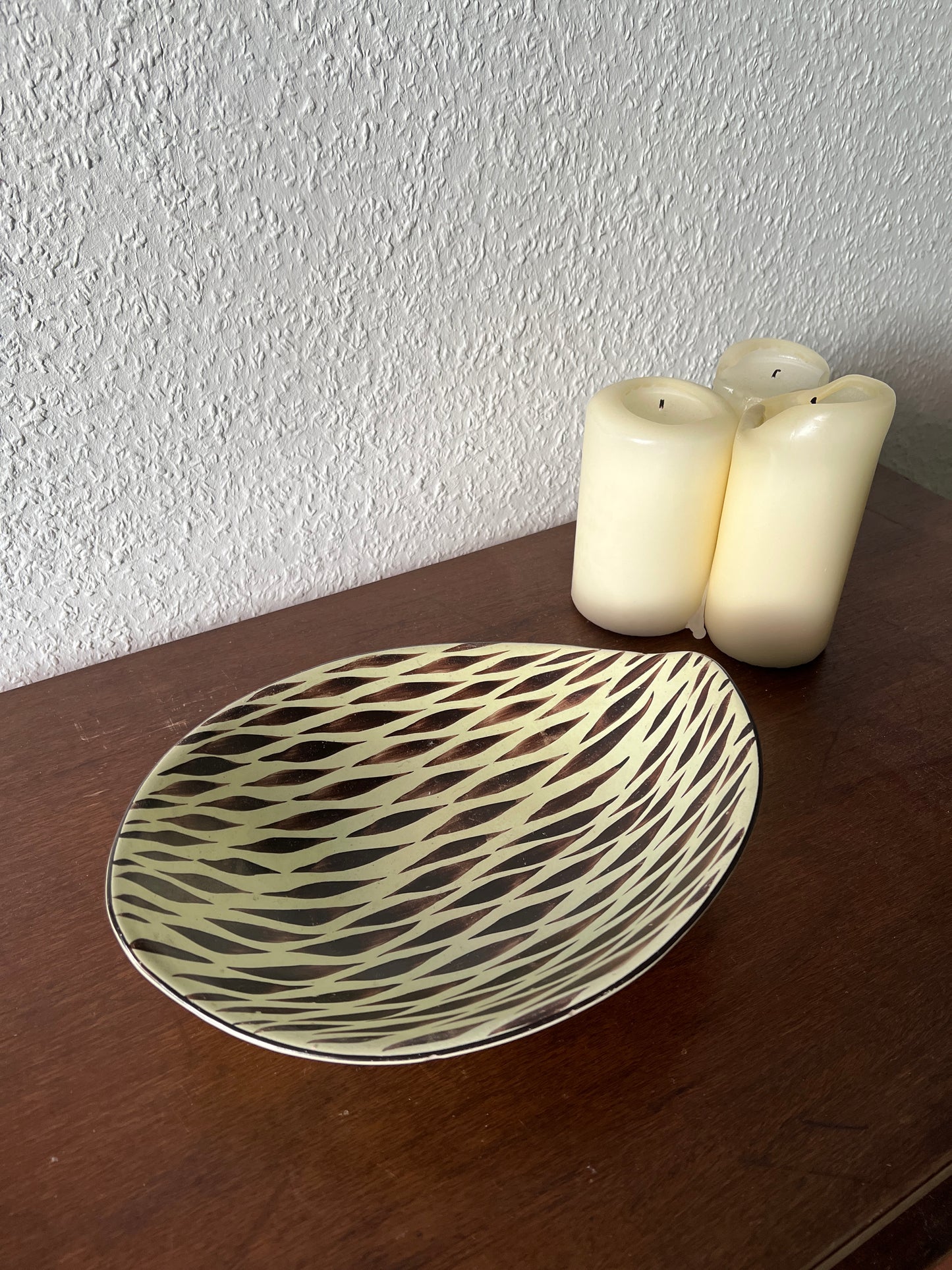 BAY Keramik W.Germany 438 'Turin' Dekorative Schale Schüssel Vintage MCM Ceramic 50er/60er