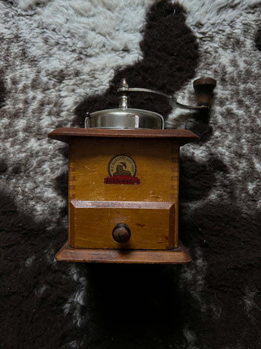 Kaffeemühle Zassenhaus Holz Vintage