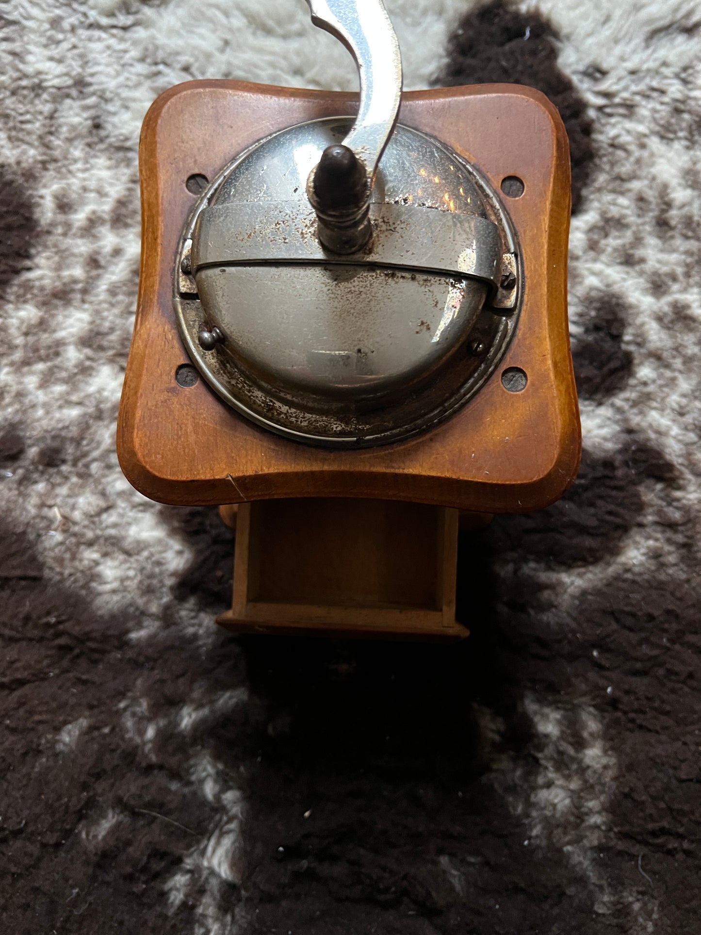 Kaffeemühle Zassenhaus Holz Vintage
