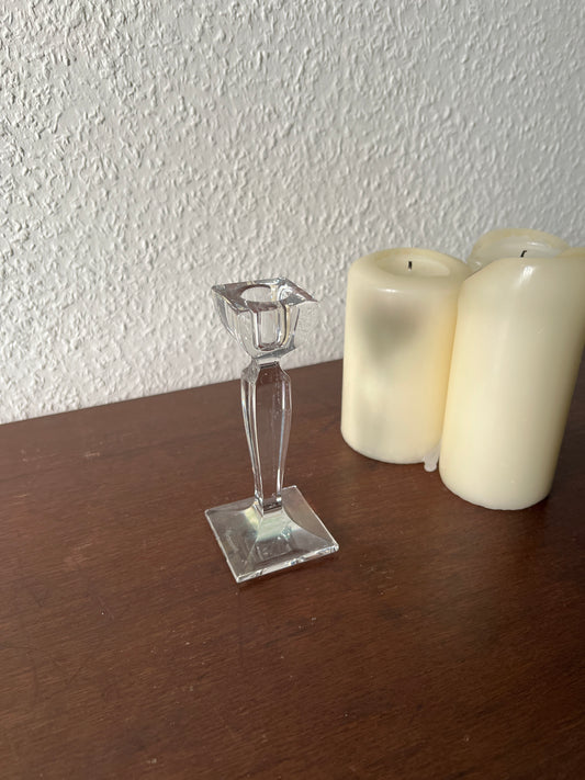 Nachtmann Bleikristall Glas Kerzenhalter Kerzenständer Vintage MCM 80er