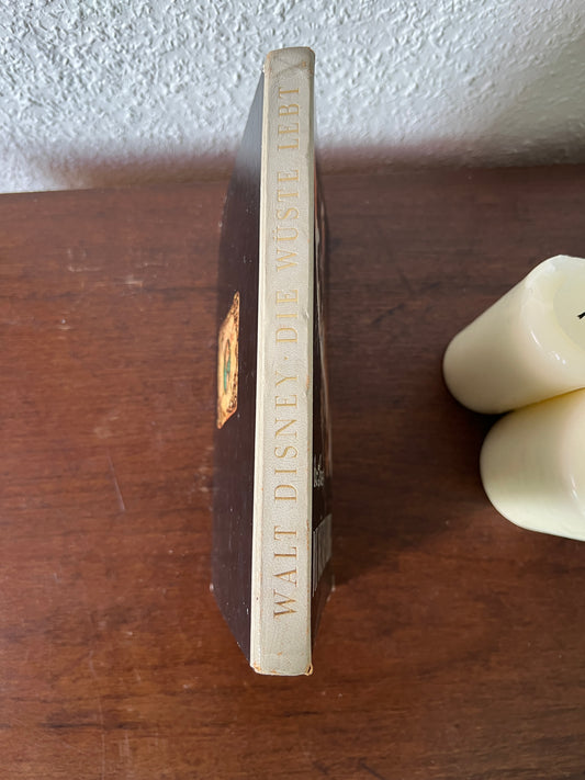 Walt Disney Buch zur Naturdokumentation 'Die Wüste Lebt' (The Living Desert) Deutsch Vintage 50er/60er