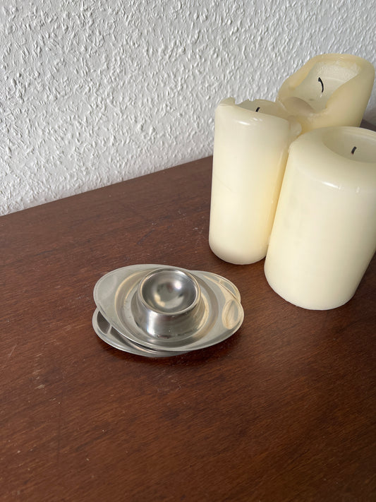 2er Set WMF Cromargan® Eierbecher Edelstahl Stapelbar Vintage 80er