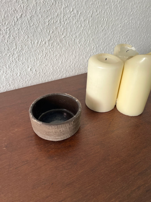 Kleine Handmade Aufbewahrung Schale Schmuck Keramik Vintage