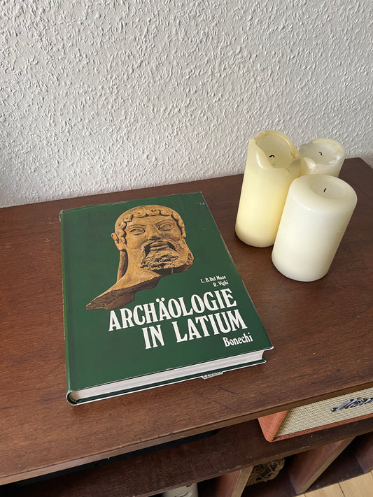Archaeology in Lazio Book Coffeetable Book Vintage (German) - LB Dal Maso & R. Vighi – Illustrated Book, Bonechi Publishing House Florence, 1980s