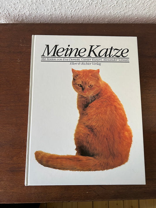 Meine Katze Buch mit Fotografien Eva Demski Ellert & Richter Verlag 1980er
